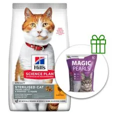 Hill's Science Plan Feline Young Adult Sterilised Cat Chicken 15 kg + macskaalom INGYEN