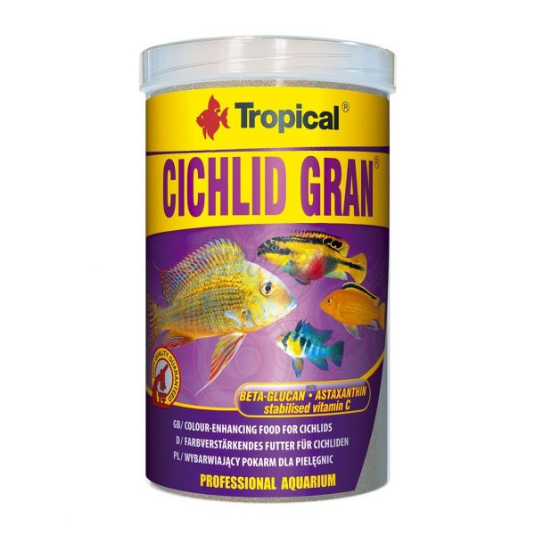 TROPICAL Cichlid gran 250 ml / 138 g - granulált eledel