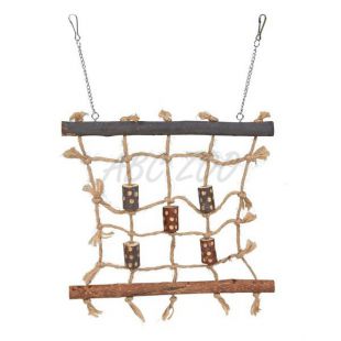 Játék madaraknak - felakasztható mászófal, 27 x 24 cm