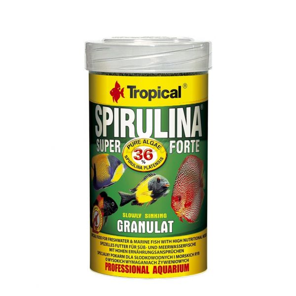 TROPICAL Spirulina Granulat táplálék 250 ml / 95 g