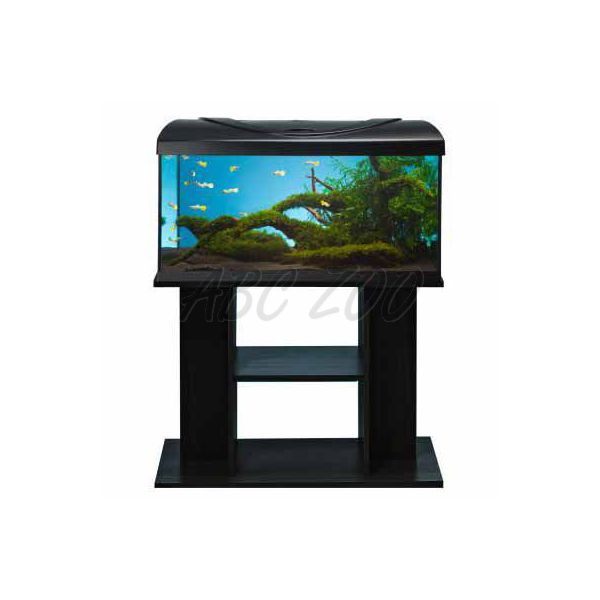 LED akvárium komplett DIVERSA 54l - egyenes + asztal BUDGET fekete