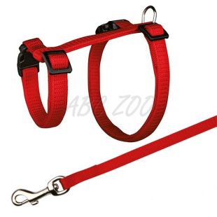 Hám és póráz nyulaknak, műanyag csattal