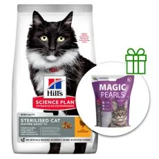 Hill's Science Plan Feline Mature Adult 7+ Sterilised Cat Chicken 10 kg + macskaalom INGYEN