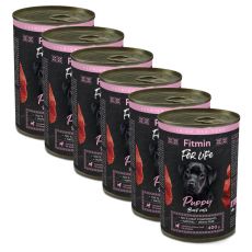 Konzerv Fitmin For Life PUPPY Beef 6 x 400 g