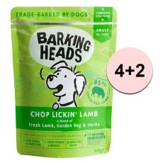 BARKING HEADS Chop Lickin’ Lamb GRAIN FREE 300g 4+2 GRÁTISZ