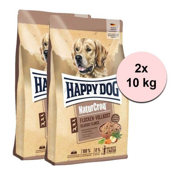 Happy Dog NaturCroq Flocken Vollkost 2 x 10 kg
