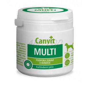 Canvit Multi - multivitaminos k&eacute;sz&iacute;tm&eacute;ny kuty&aacute;knak 100 db. / 100 g