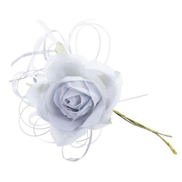 Kerti Virágok MagicHome, rózsa, kék, szár, virág mérete: 10 cm, virág hossza: 18 cm, csomagolás. 6 db.