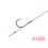 Delphin Kötött horog Proxi Sting / 6db 8cm / 0,10mm / BARB 8 / Sting 7mm