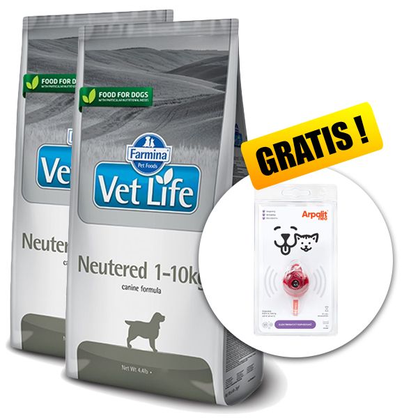 Farmina Vet Life Neutered 1-10 kg Canine 2 x 10 kg + Arpalit NEO GRÁTISZ