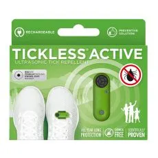 TICKLESS ACTIVE &uacute;jrat&ouml;lthető ultrahangos repellens embereknek - z&ouml;ld