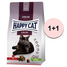 Happy Cat Sterilised Voralpen-Rind / Marha 1,3 kg 1+1 GRÁTISZ