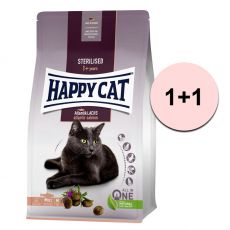 Happy Cat Sterilised Atlantik-Lachs / Lazac 1,3 kg 1+1 GRÁTISZ