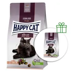 Happy Cat Sterilised Atlantik-Lachs / Lazac 1,3 kg 1+1 GR&Aacute;TISZ