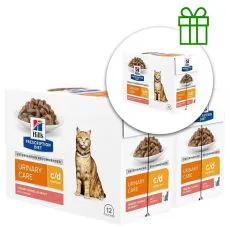 Hill's Prescription Diet Canine c/d Multicare Salmon 12 x 85 g, 2+1 GR&Aacute;TISZ
