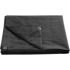 Plachta Tarpaulin Strong 5x8 m, 200 g/m, zakrývacia, antracit, s okami