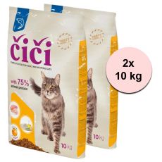 CHICI granulátum macskáknak - csirke 2 x 10 kg