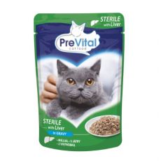 PreVital Cat Sterile Kapszula májjal szószban 100 g