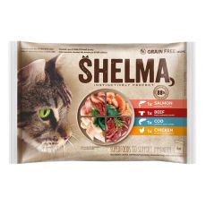 Shelma Cat kapszula hús és hal zseb mártásban 4 x 85 g