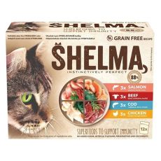 Shelma Cat kapszula hús és hal zseb mártásban 12 x 85 g