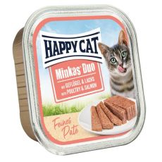 Happy Cat Minkas DUO Paté baromfi és lazac 100 g