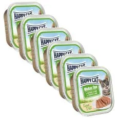 Happy Cat Minkas DUO Pat&eacute; baromfi &eacute;s b&aacute;r&aacute;ny 6 x 100 g
