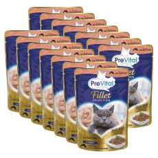 PreVital Fillet Selection lazaccal szószban 14 x 85 g