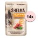 Shelma Cat csirke-paradicsom-gyógynövények mártásban 14 x 85 g