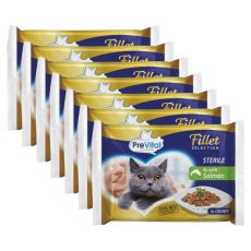 PreVital Fillet Selection Sterile lazac mártásban 28 x 85 g