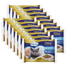 PreVital Filet Selection tonhal/pisztráng zselében 60 x 85 g