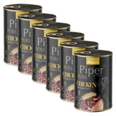 Piper Pure csirkekonzerv barna rizzsel 6 x 400 g