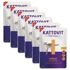 Kattovit Vital Care Indoor csirke 6 x 85 g