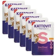 Kattovit Vital Care Sterilised csirke 6 x 85 g