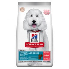 Hill's Science Plan Hypoallergenic közepes testű felnőtt kutyáknak lazaccal 2,5 kg