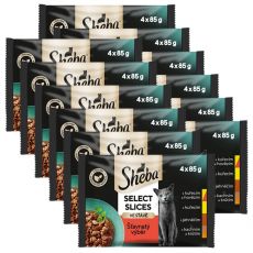 Sheba Select Slices Szaftos válogatás tasakban 12 x (4 x 85 g)
