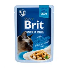 BRIT Premium Cat Delicate Fillets in Gravy with Chicken tasakos eledel 85 g