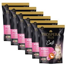 Prospera Plus Cica kacsa és zöldbab tasakos eledel 6 x 85 g