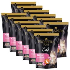 Prospera Plus Cica kacsa és zöldbab tasakos eledel 12 x 85 g