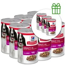 Hill's Science Plan Canine Adult Beef 370 g, 9+3 GR&Aacute;TISZ