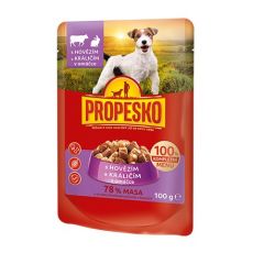 Propesko Dog Alutasak marha-nyúl szószban 100 g