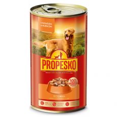 Propesko Dog Konzerv marhahússal és csirkehússal szószban 1240 g