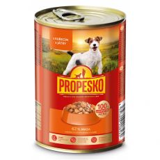 Propesko Dog Konzerv csirkehússal és májjal szószban 415 g