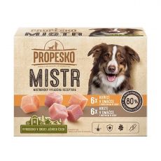 Propesko MISTR Dog Alutasak csirkehússal/pulykahússal szószban 12 x 85 g