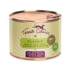 Terra Canis Veal with millet, cucumber, yellow melon & basil 200 g