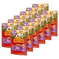 Propesko Dog Alutasak marha-nyúl szószban 12 x 100 g