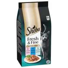 Sheba Fresh & Fine csirke &eacute;s lazac 6 x 50 g