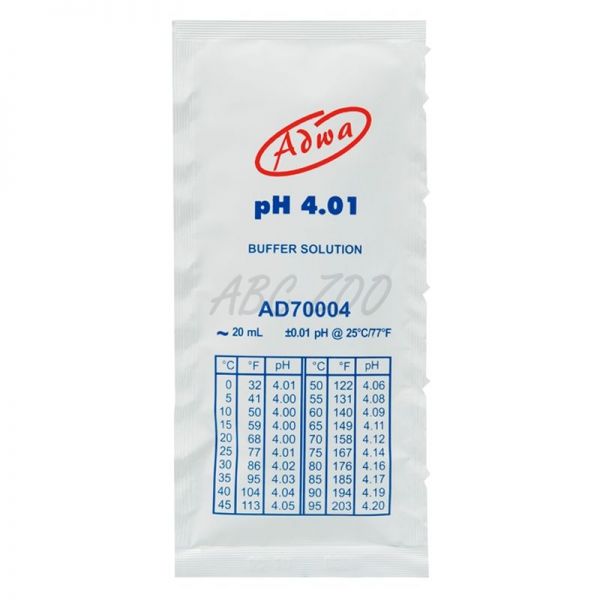 pH 4,01 kalibráló oldat - 20 ml tasak