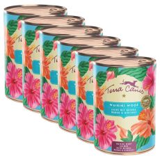 Terra Canis Waikiki Woof - Salmon with quinoa, mango & hibiscus 6 x 400 g