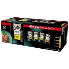 Sheba Delicacy Baromfi v&aacute;logatott tasakok 40 x 85 g