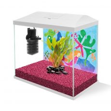 Aquael LEDDY MINI 35 akvárium készlet, fehér 19 L